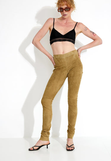 LEGGINGS WILDLEDER STRETCH - Army 