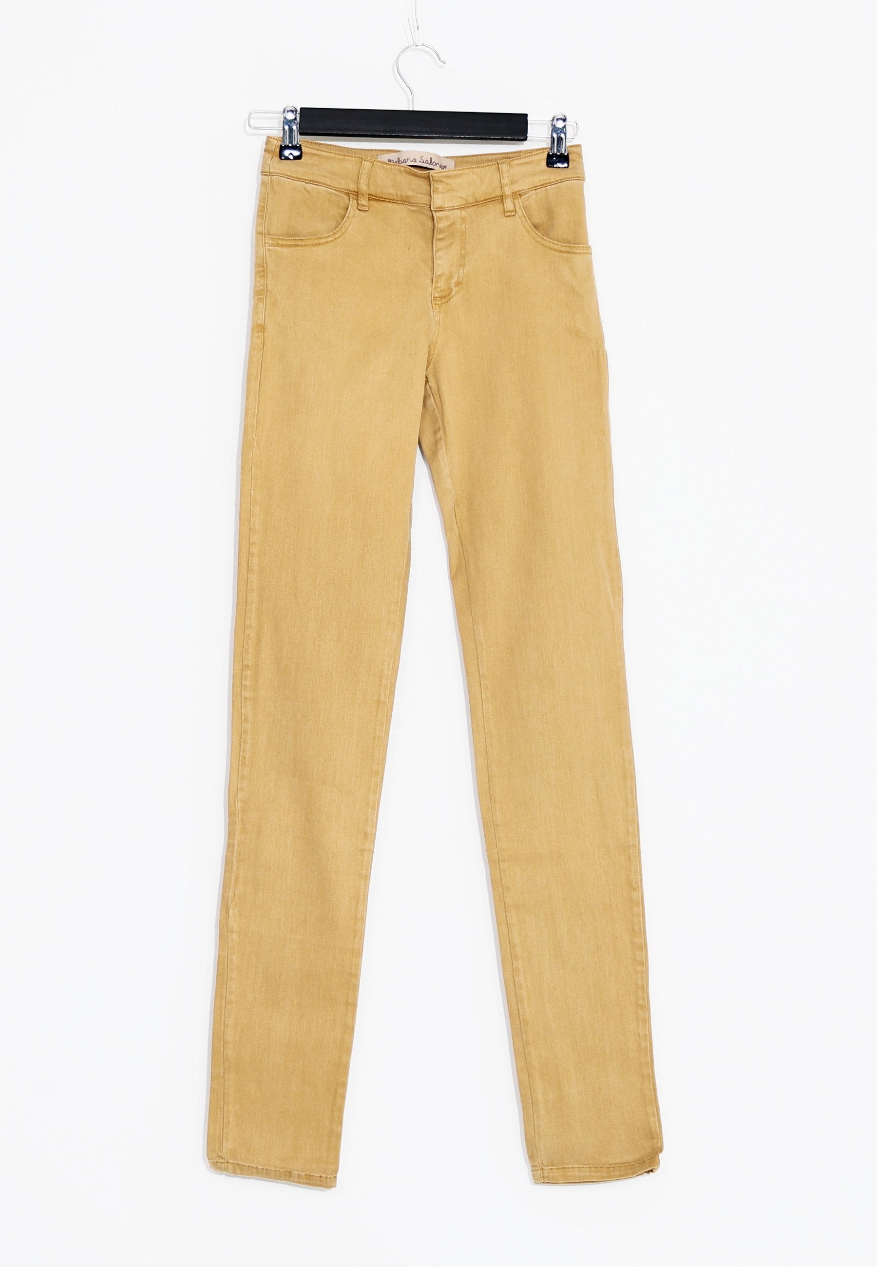 ROUND POCKET PANTS - Dusty camel