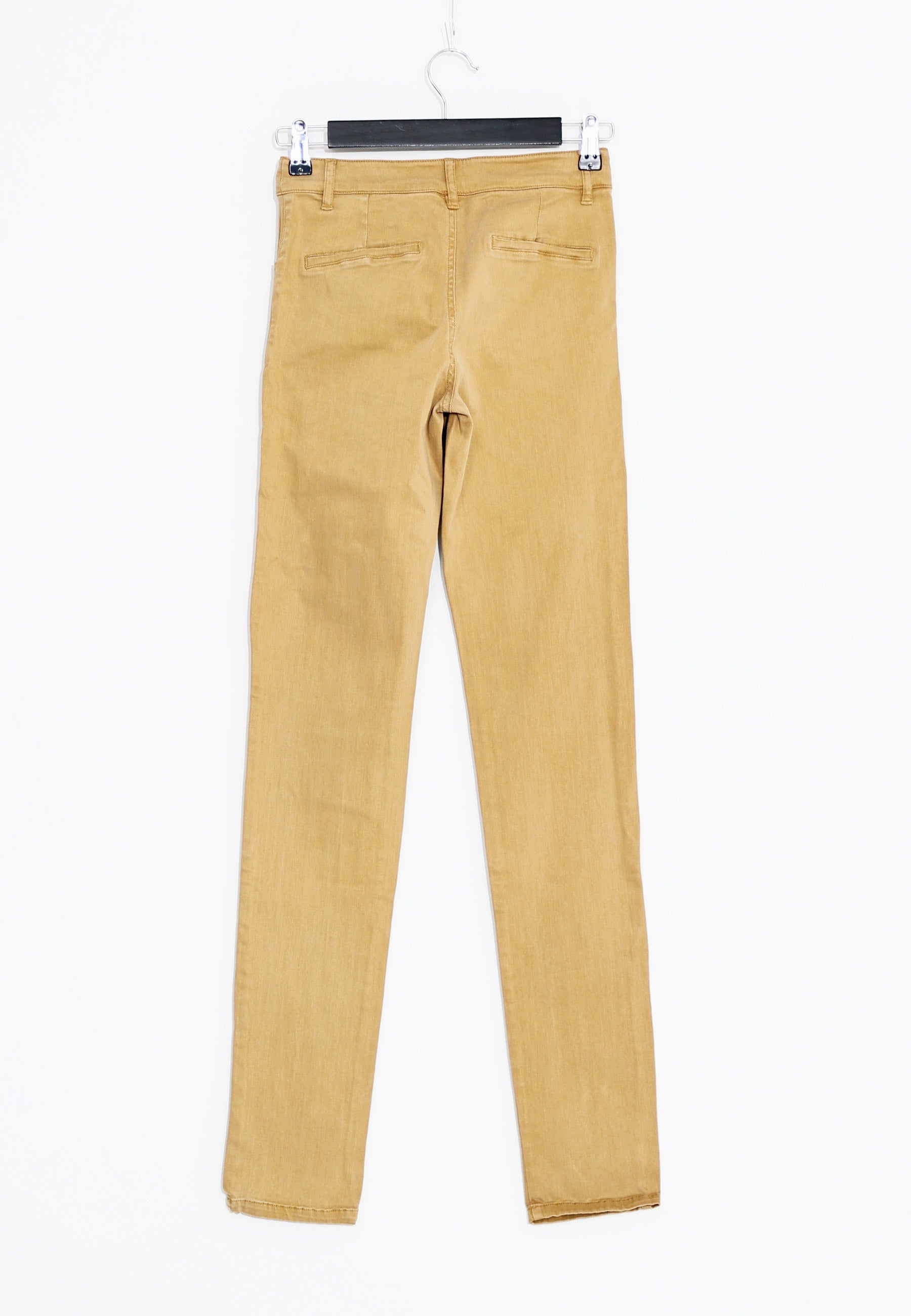 ROUND POCKET PANTS - Dusty camel