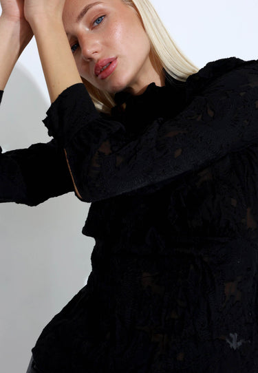 LORI TOP - Schwarz