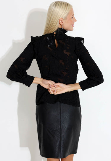 LORI TOP - Schwarz