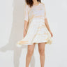 HORIZONTAL TIE DYE OVERSIZE - Cream/Ivory