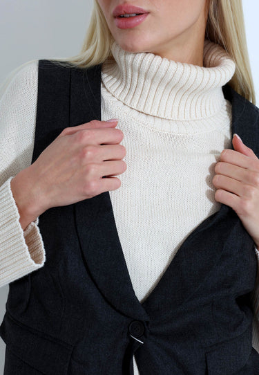 MIA VEST - Dark grey