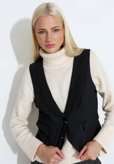 MIA VEST - Dark grey
