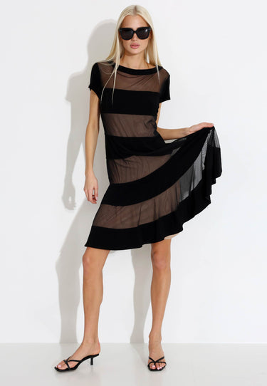 DRESS MESH - Black