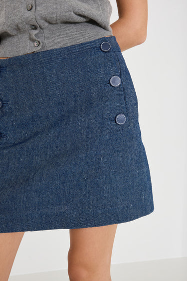 TRIBORT SKIRT - Indigo