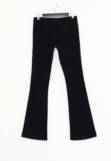 SCHWARZE STRUKTURIERTE HOSE - Schwarz