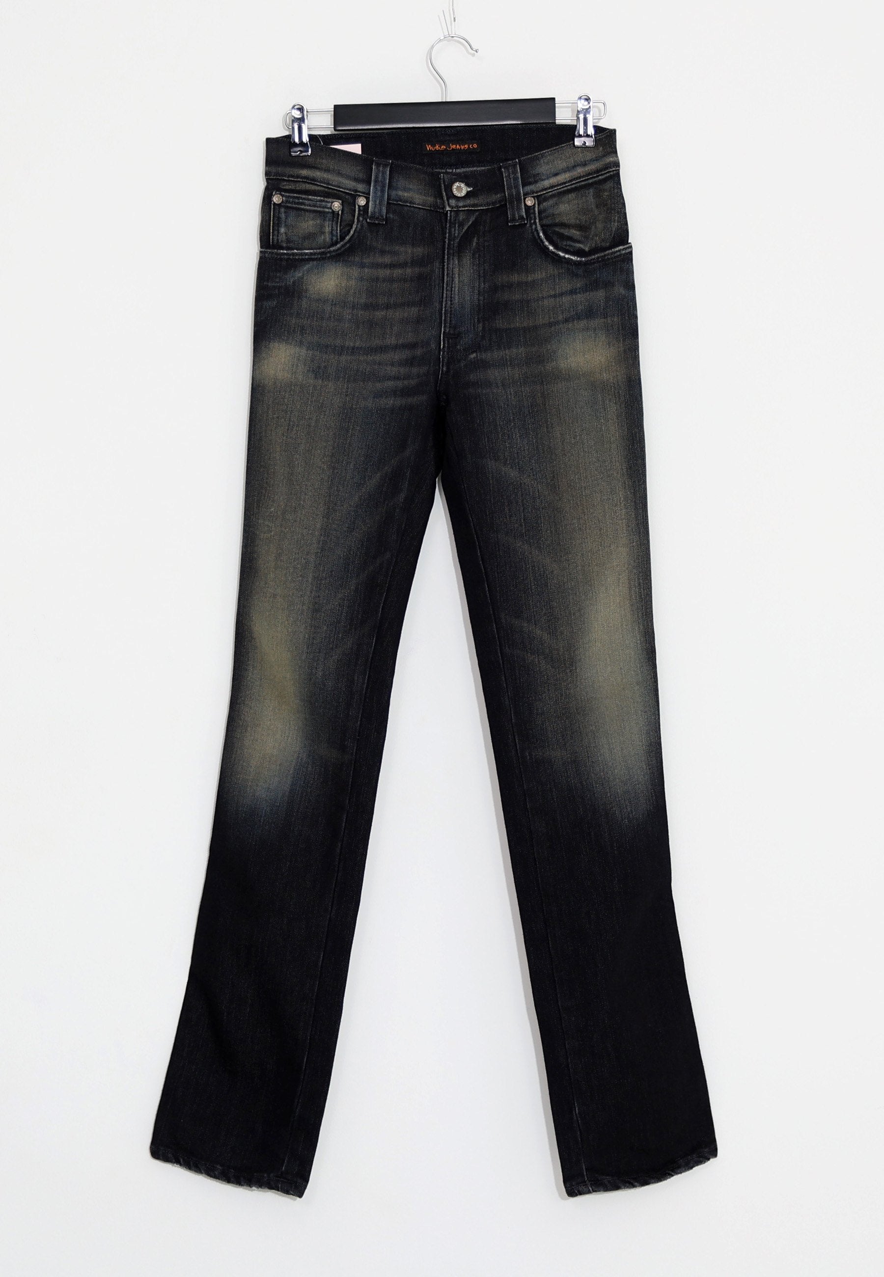 SLIM JIM JEANS - Svart