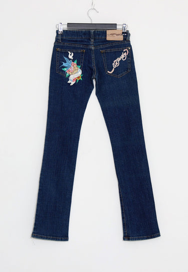 ED HARDY BY CHRISTIAN AUDIGIER JEANS - Blå