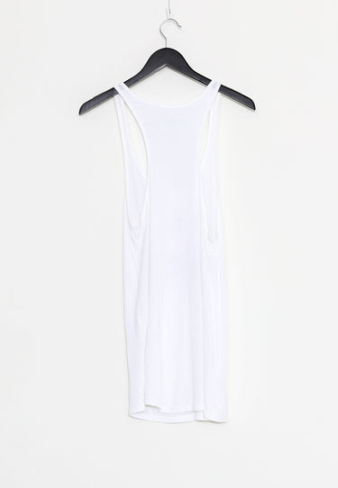 SLOGAN TEE TANK - White