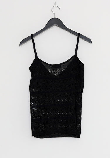 NAXOS STRIPE VIOLA LINEN - Black