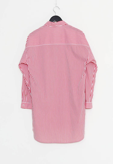 OVERSIZED SHIRT DRESS - Striped