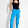 09054 PANTALONE CHINO GABARDINA STR - Blå