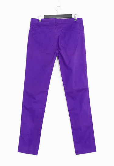 PANTALONE TASCHE GABARD STR HOSE - Lila