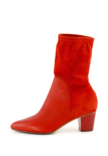 NILA VACHETTA/SUEDE BOOTS - Red