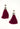 ACCESSOIRES / OHRRINGE - Burgund