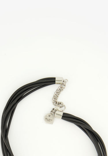 NECKLACE - Silver / Black