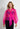 TIE BLOUSE - Hot pink