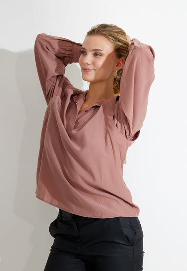 BLOUSE - Burlwood old pink