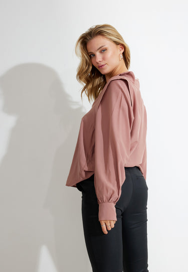 BLOUSE - Burlwood old pink