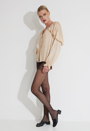 LUNA BLOUSE - Blouse - Gold beige