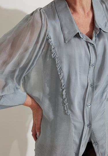 PETRA BLOUSE - Ice Blue