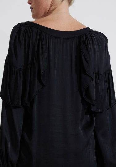 LUNA BLOUSE - Black