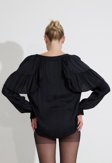 LUNA BLOUSE - Black