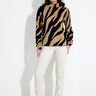 JACQUARD TURTLENECK - Zebra