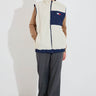TJW REVERSIBLE RETRO VEST VÄST - Light slit/Wine red
