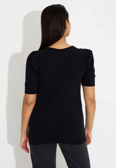 T-SHIRT PUFF FQFENJA - Black