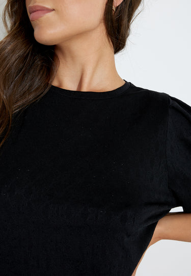 BLOUSE BALLOON FQBLOND - Black