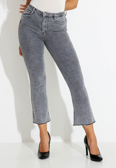 MINI FLARE BYXOR - Grey
