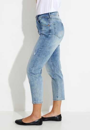 JEANS ASSYMETRIC - Blue
