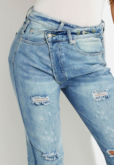 JEANS CUT - Blue