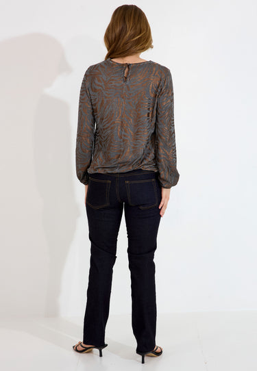 MAMMA-TOPP FOILPRINT - Anthracite Multi