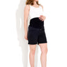 MAMMA-SHORTS - Black Denim