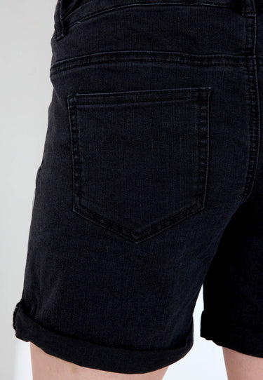 MAMMA-SHORTS - Black Denim