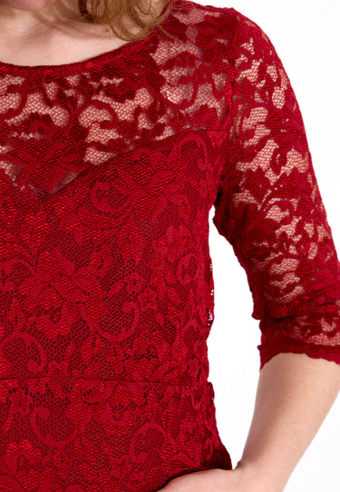 GRAVIDKLÄNNING COCKTAIL DRESS - Röd