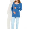 MAMMA-TOPP NURSING - Ljusblå