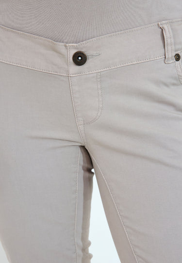 MAMMA-BYXOR SOPHIA ZIP POCKETS - Taupe