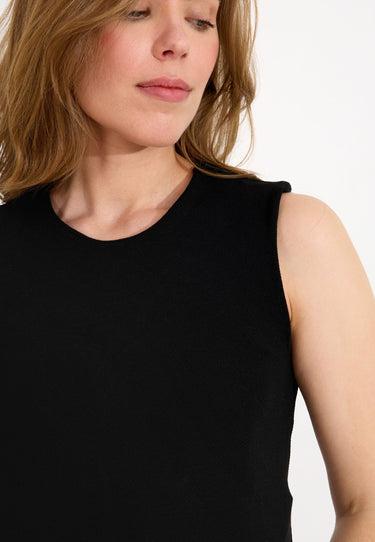 GRAVIDKLÄNNING SLEEVELESS - Svart