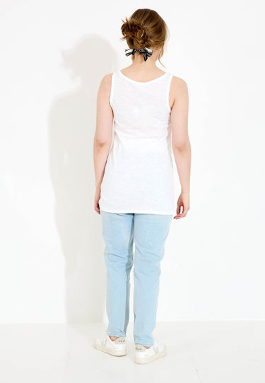 MAMMA-TOPP JERSEY TANK TOP - Snow White