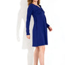 GRAVIDKLÄNNING 4795 - Cobolt blue