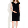 GRAVIDKLÄNNING CAPSLEEVE JERSEY DRESS - Svart