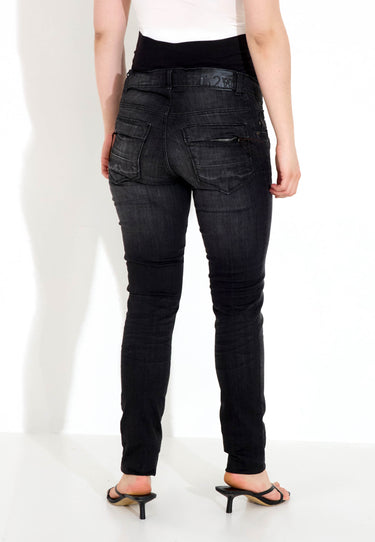 MAMMA-JEANS SOPHIA ZIP POCKETS - Black Denim