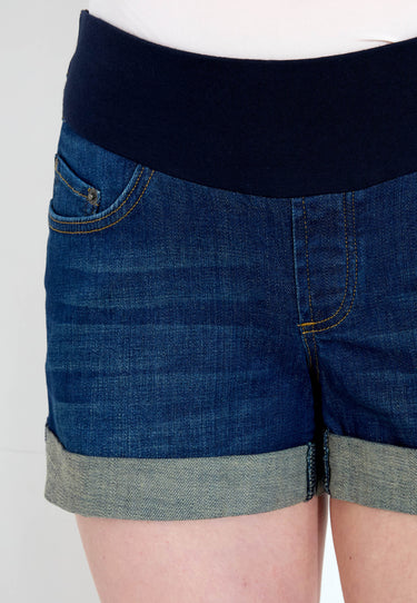 MAMMA-SHORTS UNDERBUMP SICILY - Vintage Denim