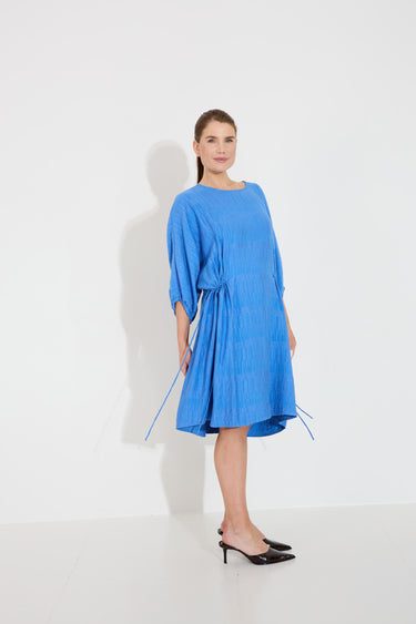 AMALIA 3/4 DRESS - Blue