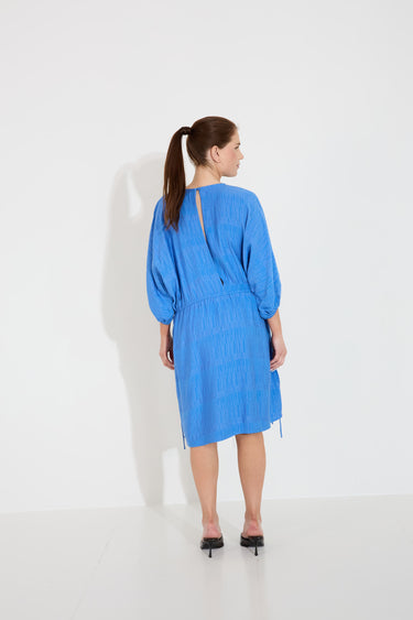AMALIA 3/4 DRESS - Blue