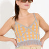 CYPRES TOP - Grey Check